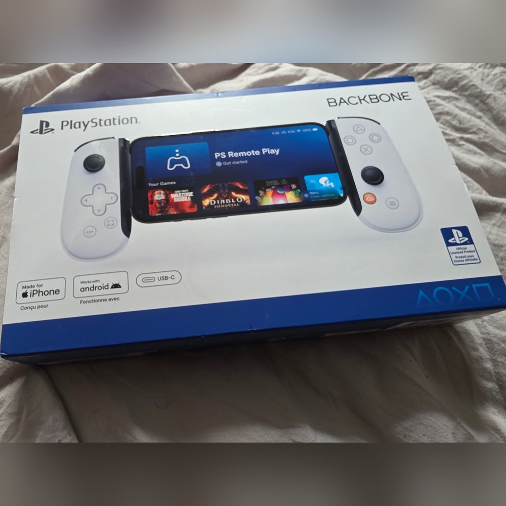 Brand New Sony PlayStation Backbone White Controller